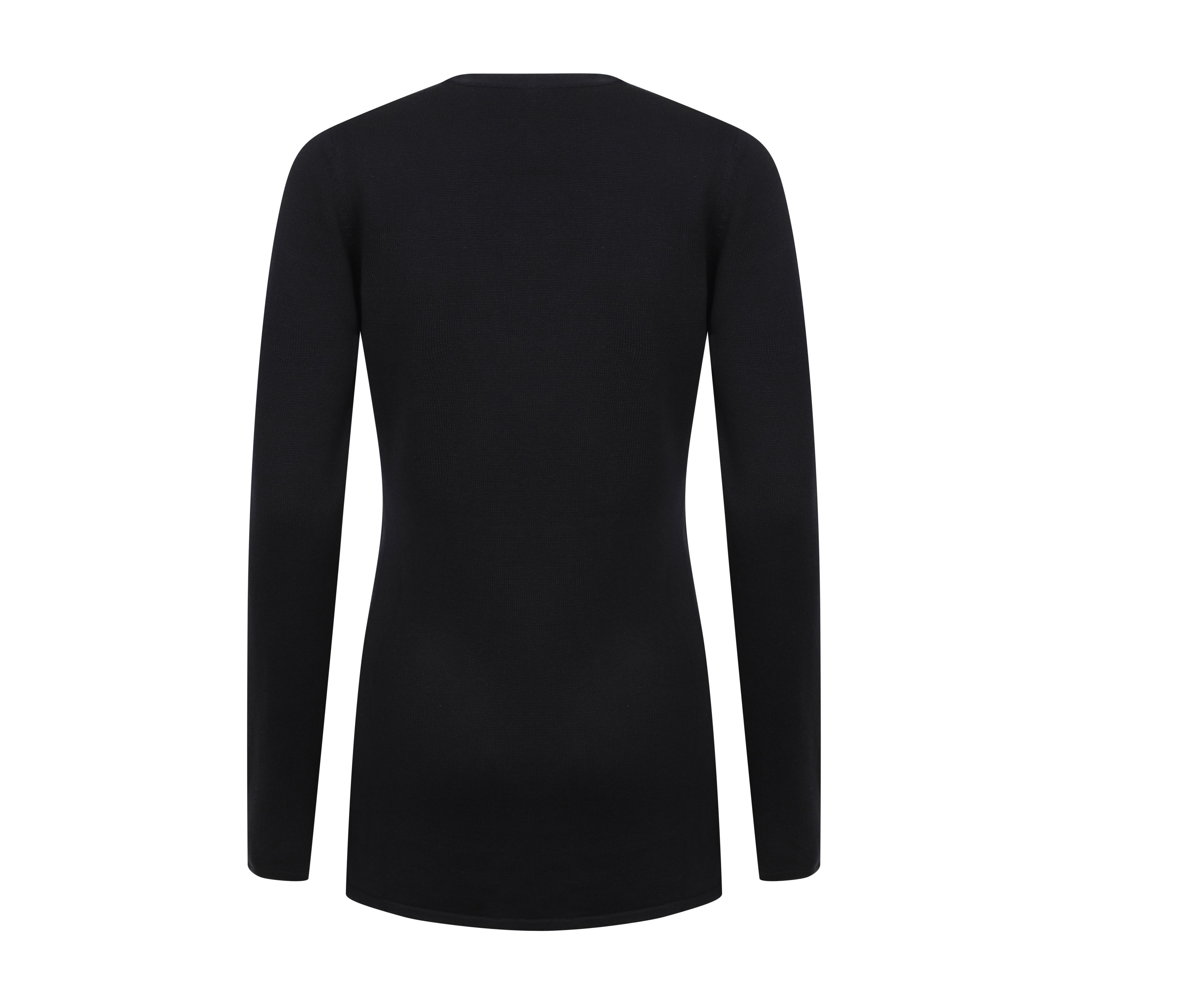 LADIES' V - BUTTON CARDIGAN