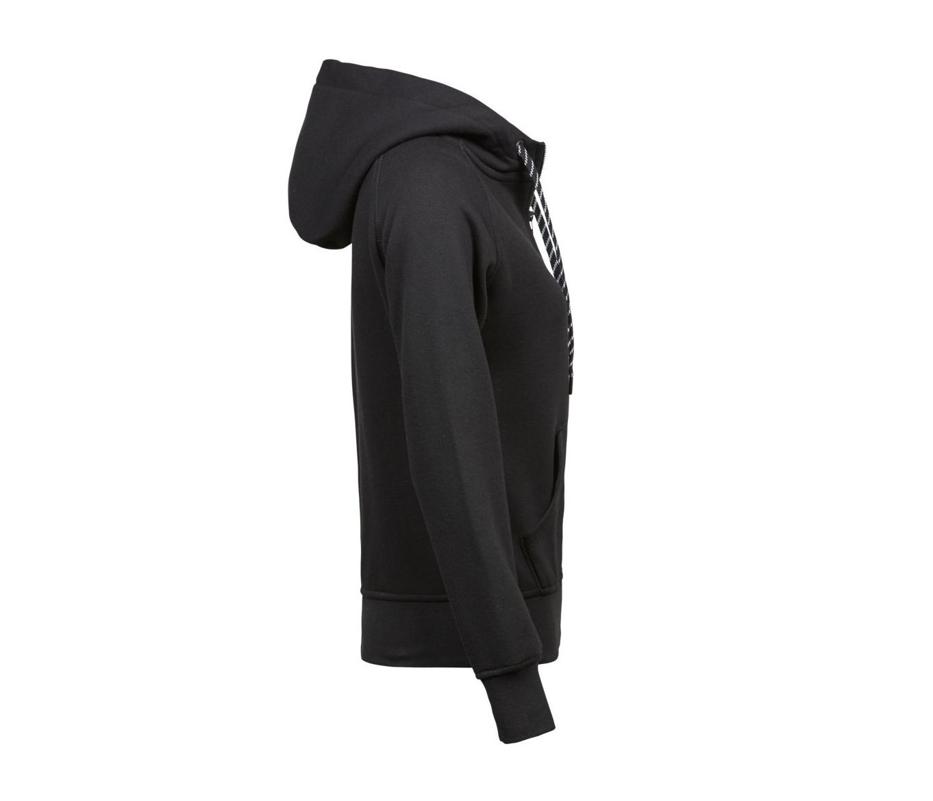 LADIES FASHION FULL ZIP HOOD