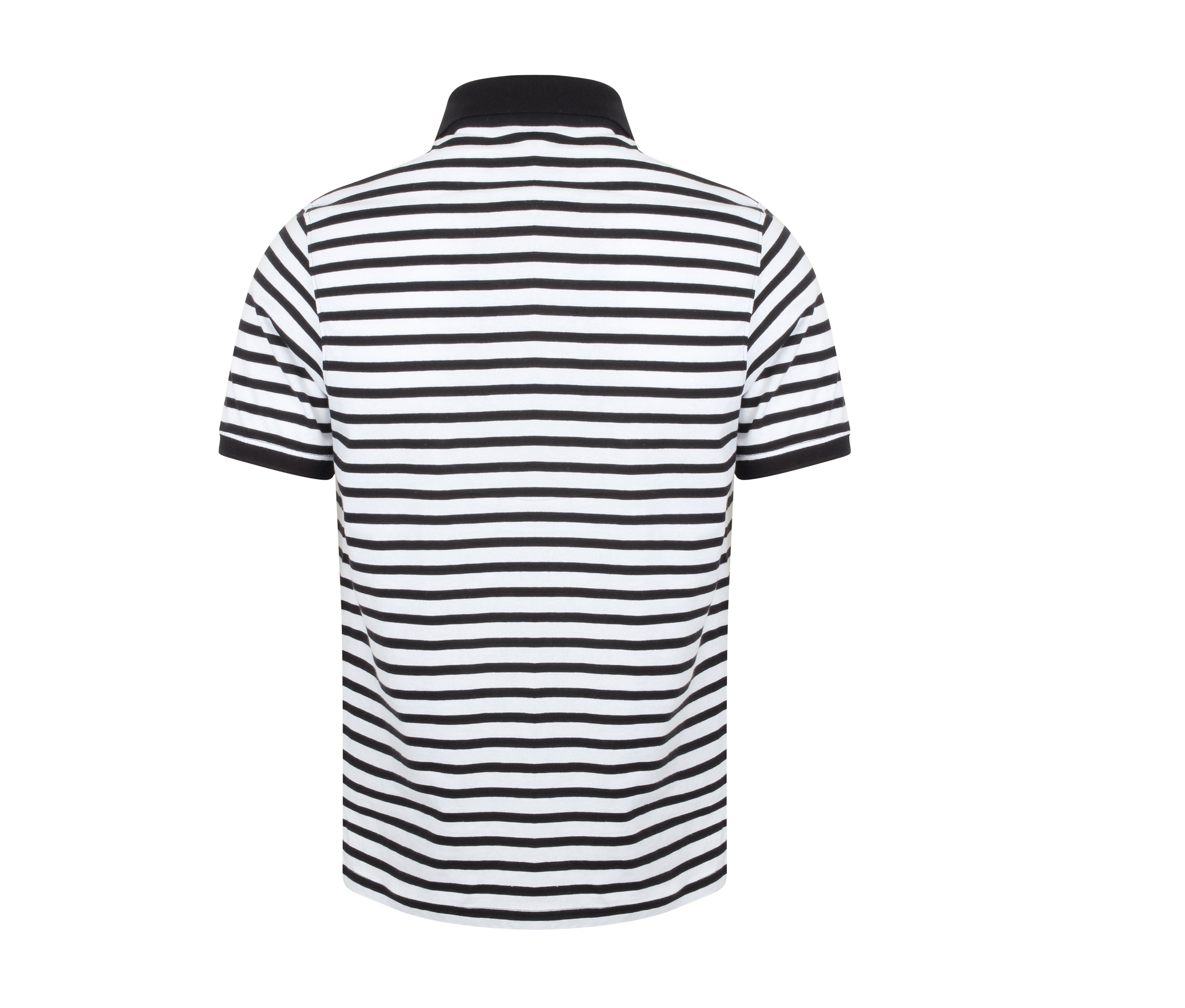 STRIPED JERSEY POLO SHIRT
