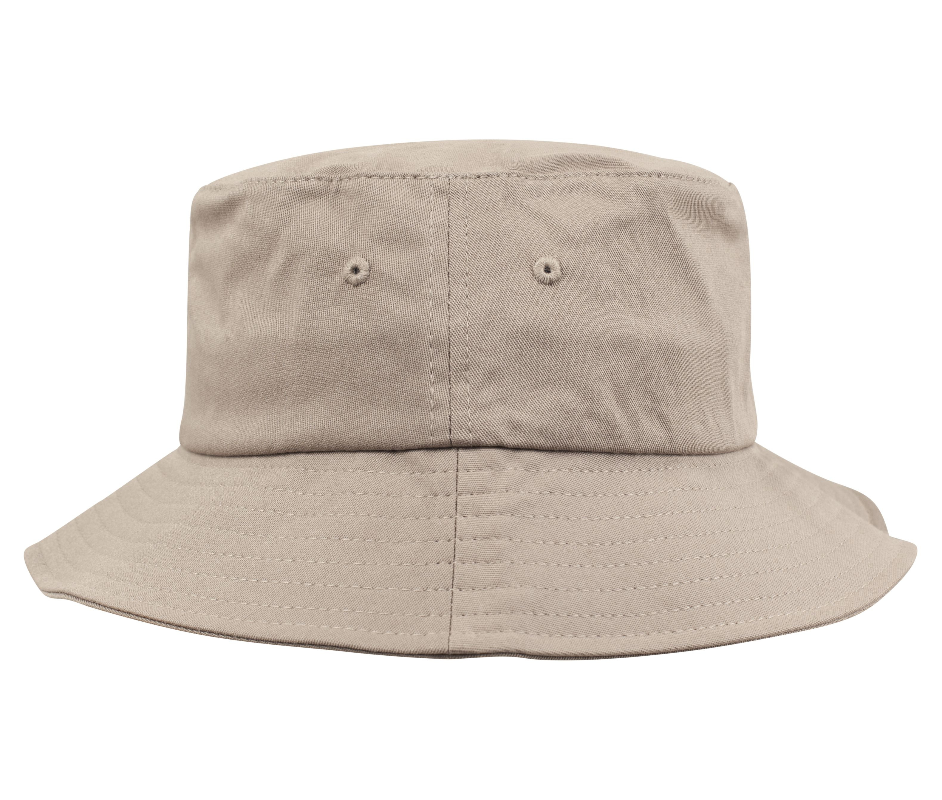 FLEXFIT COTTON TWILL BUCKET HAT