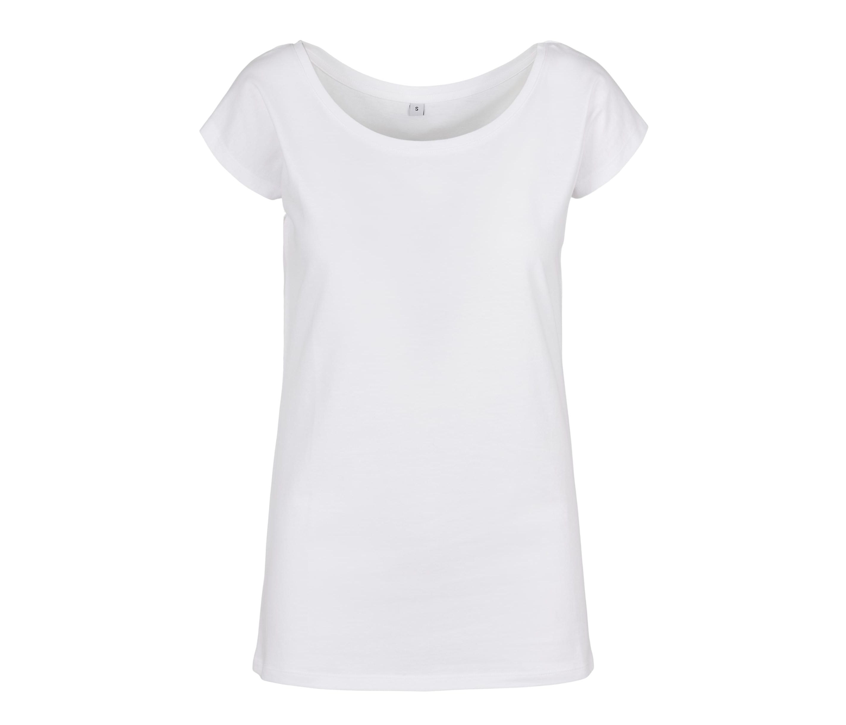 LADIES WIDE NECK TEE