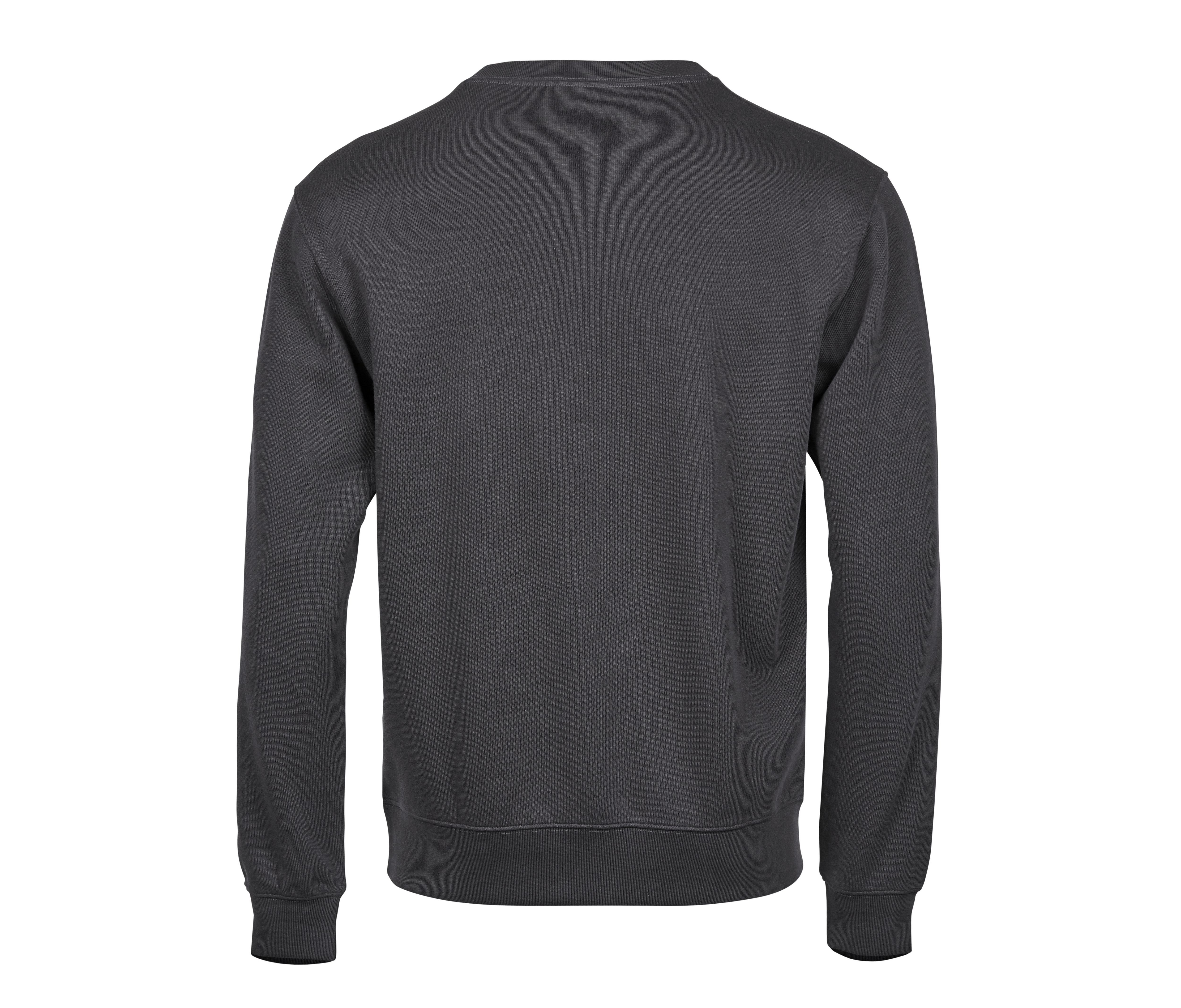 RIBBED INTERLOCK CREW NECK