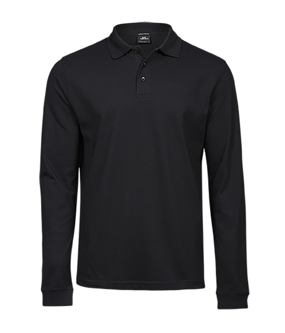 LUXURY STRETCH LONG SLEEVE POLO