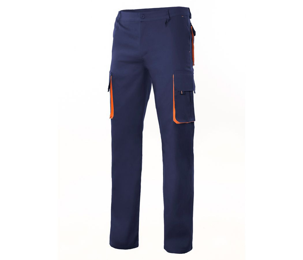 PANTALON MULTIPOCHES BICOLORE