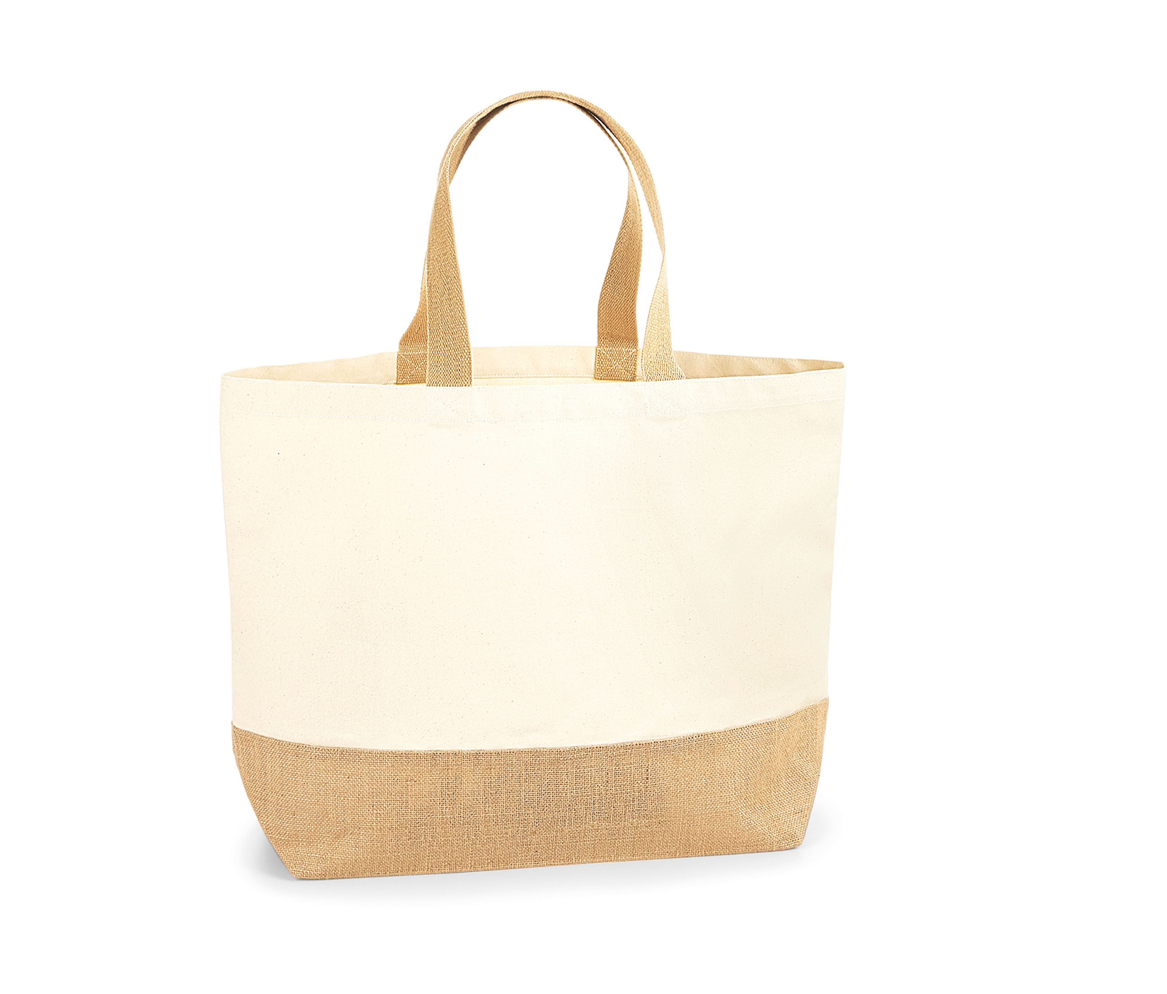 JUTE BASE CANVAS TOTE XL