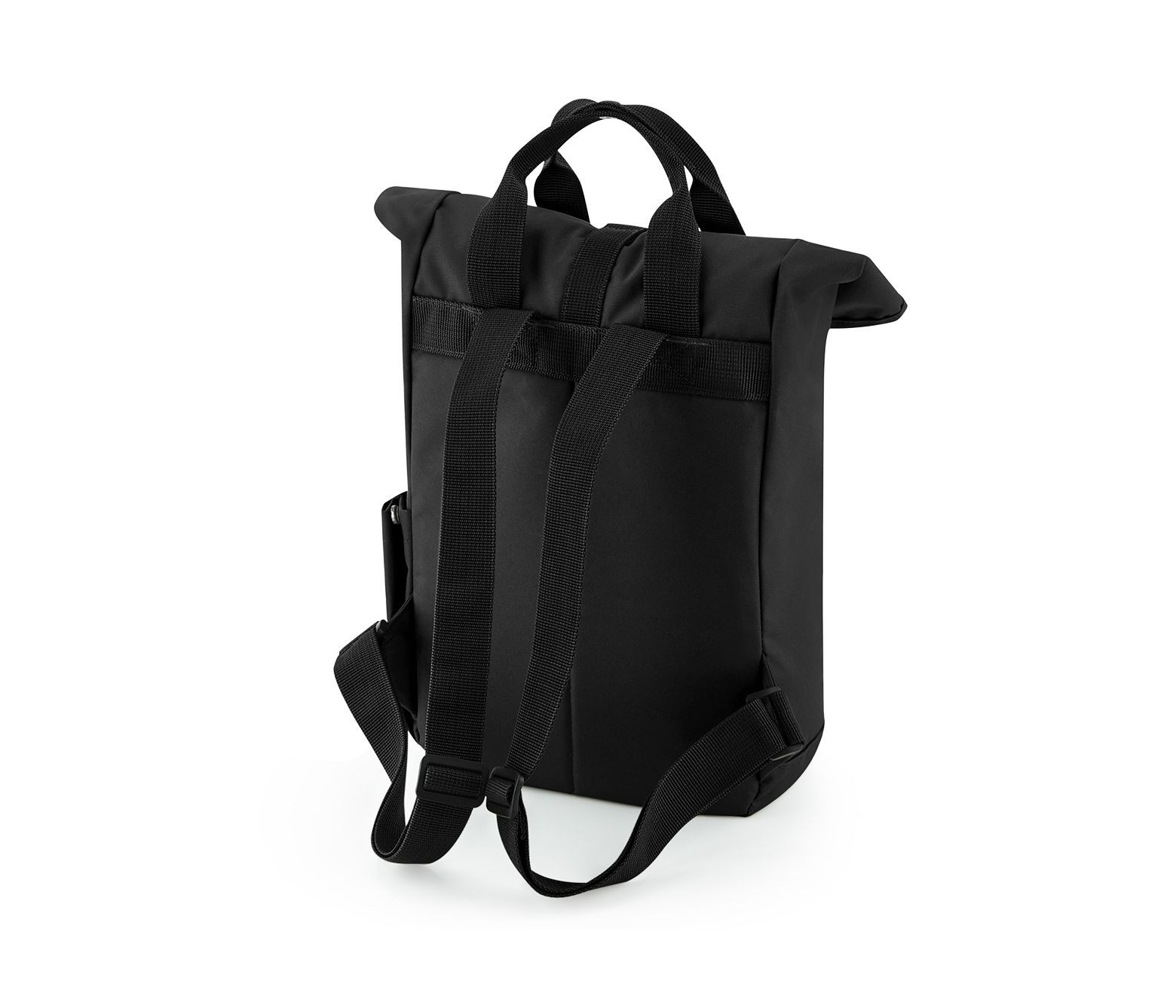 RECYCLED MINI TWIN HANDLE ROLL-TOP LAPTOP BACKPACK