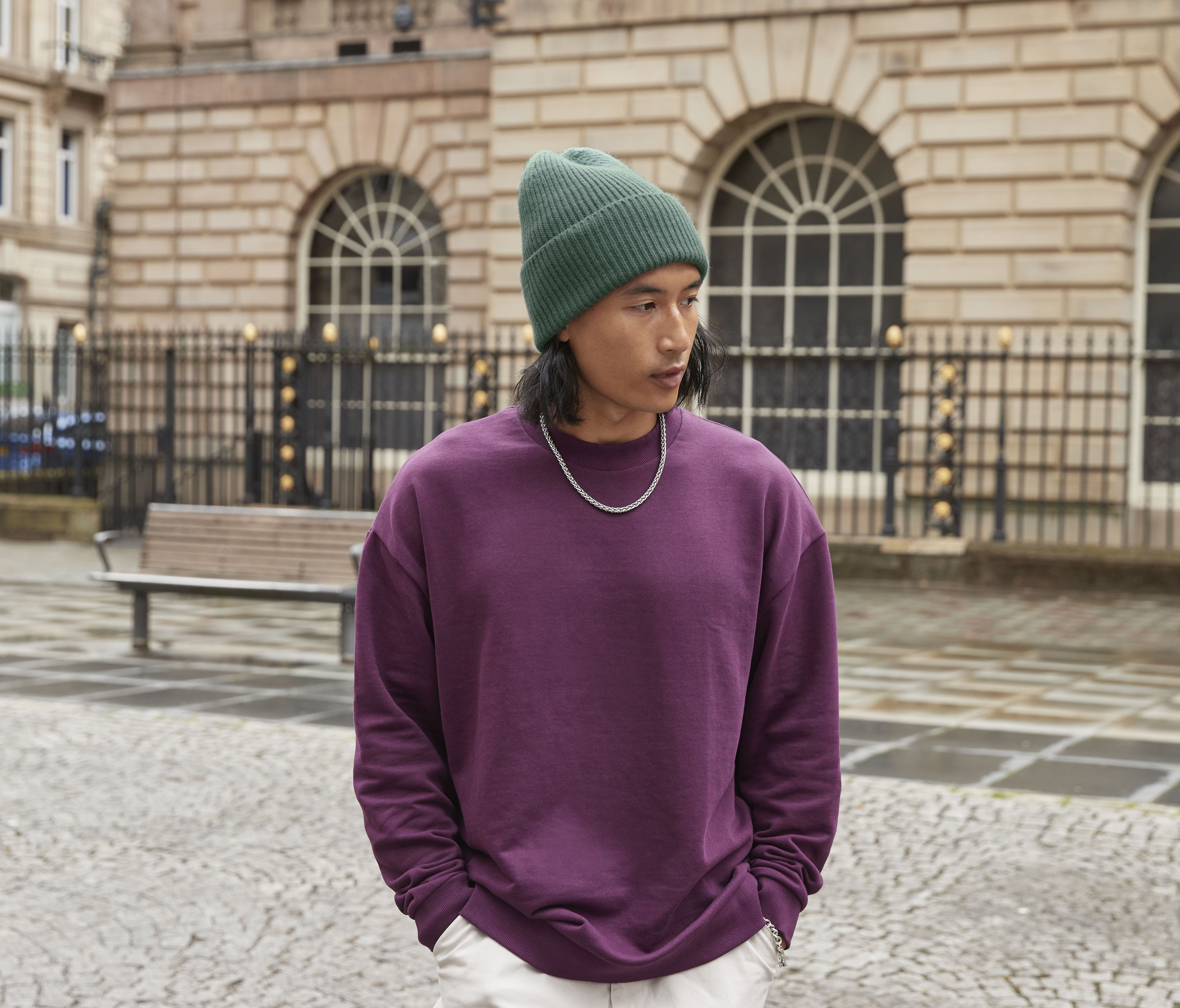 OVERSIZED CUFFED BEANIE