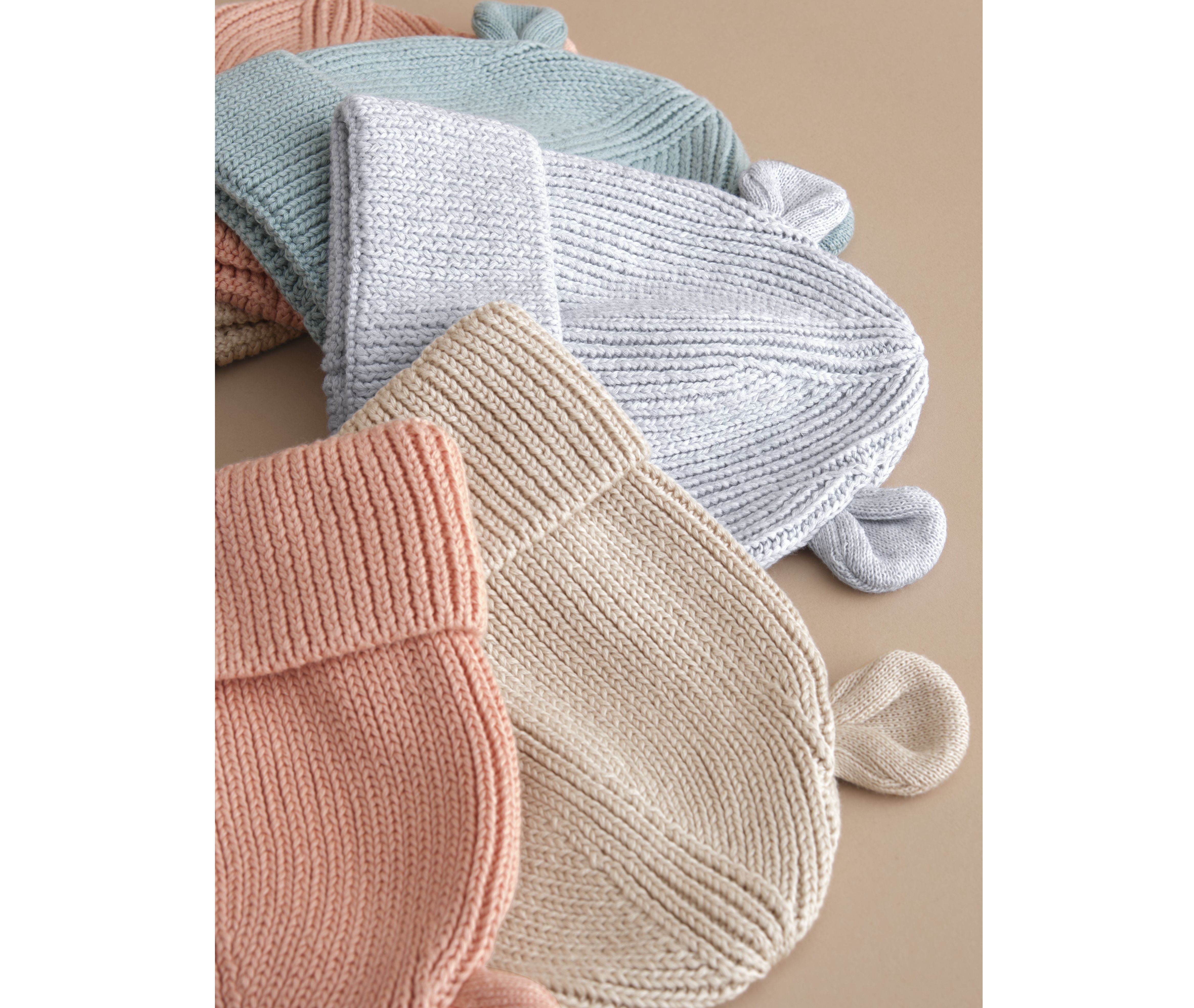 ORGANIC BABY BEAR BEANIE