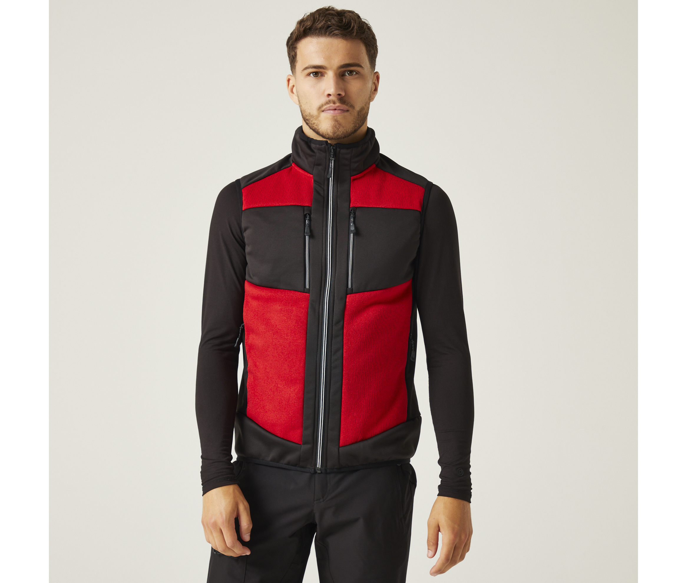E-VOLVE KNIT EFFECT STRETCH BODYWARMER