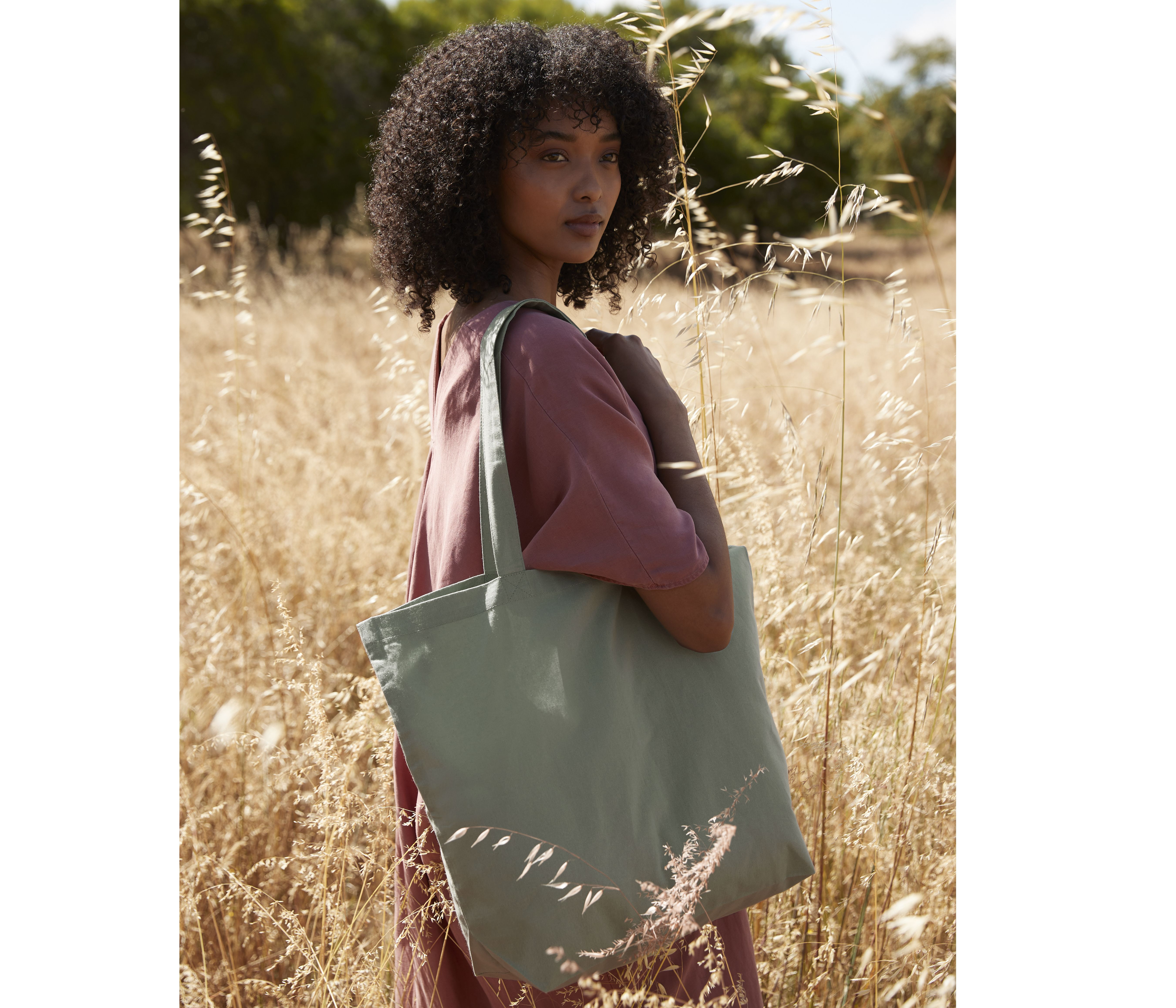 ORGANIC COTTON INCO. MAXI BAG FOR LIFE