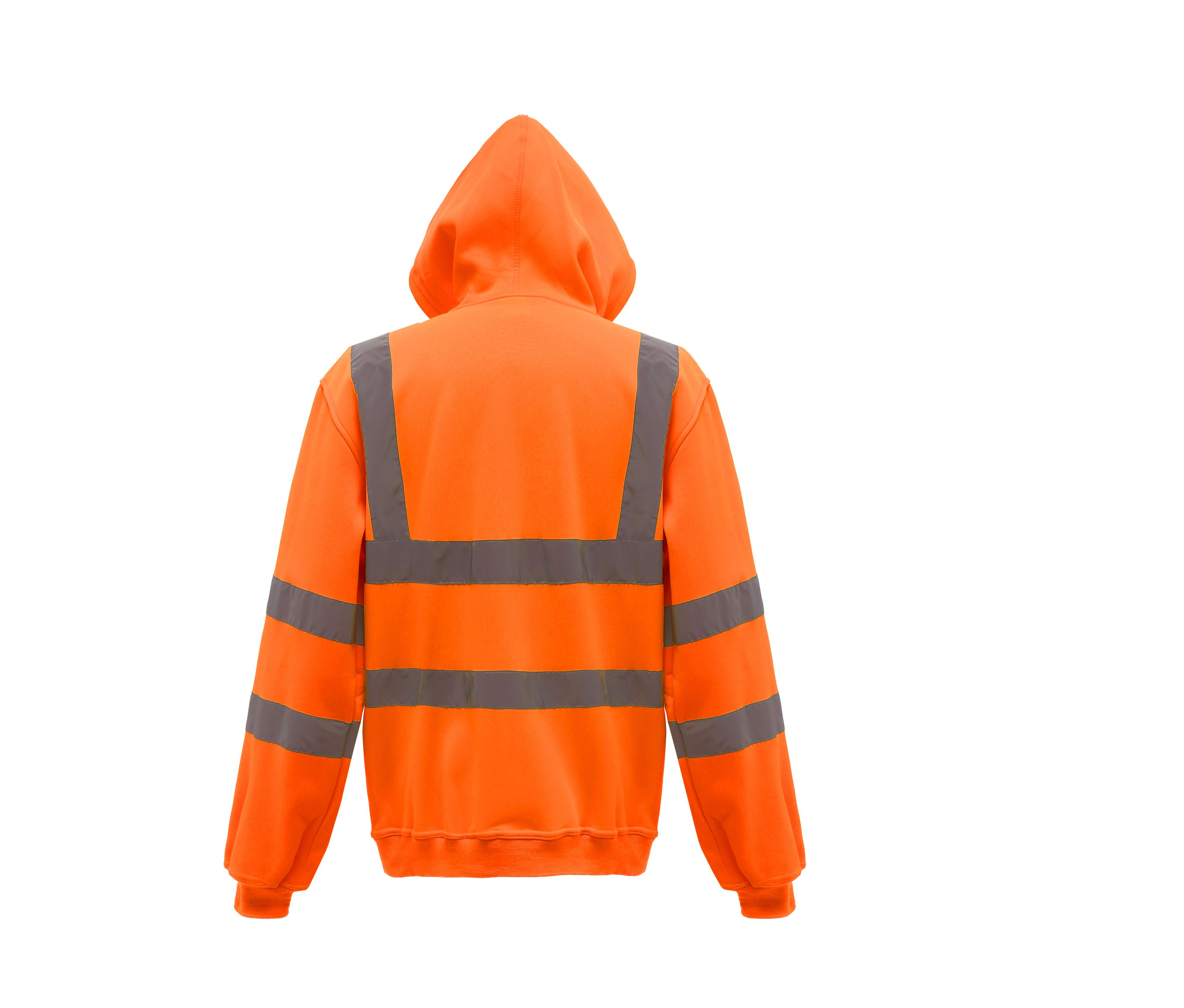 HI-VIS ZIP HOODIE