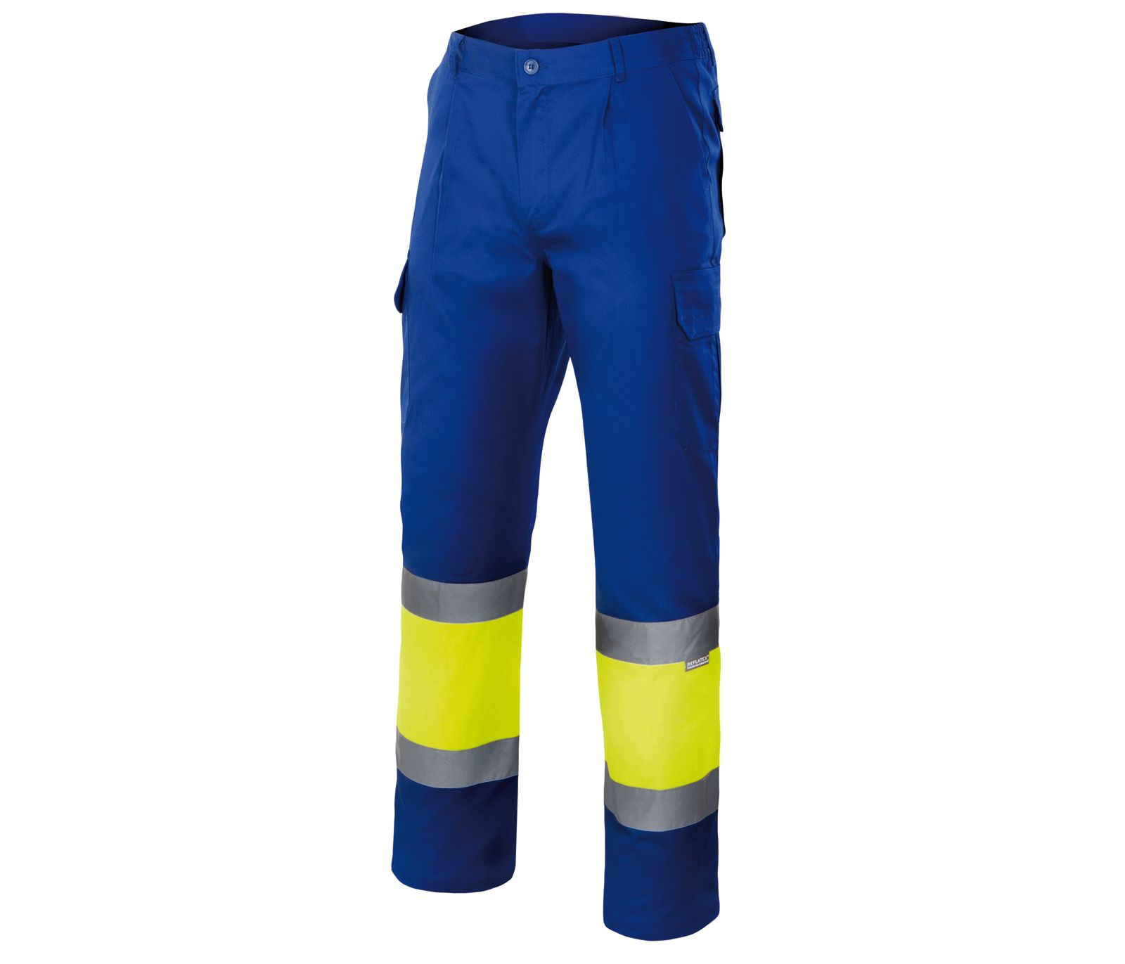 PANTALON BICOLORE MULTIPOCHES