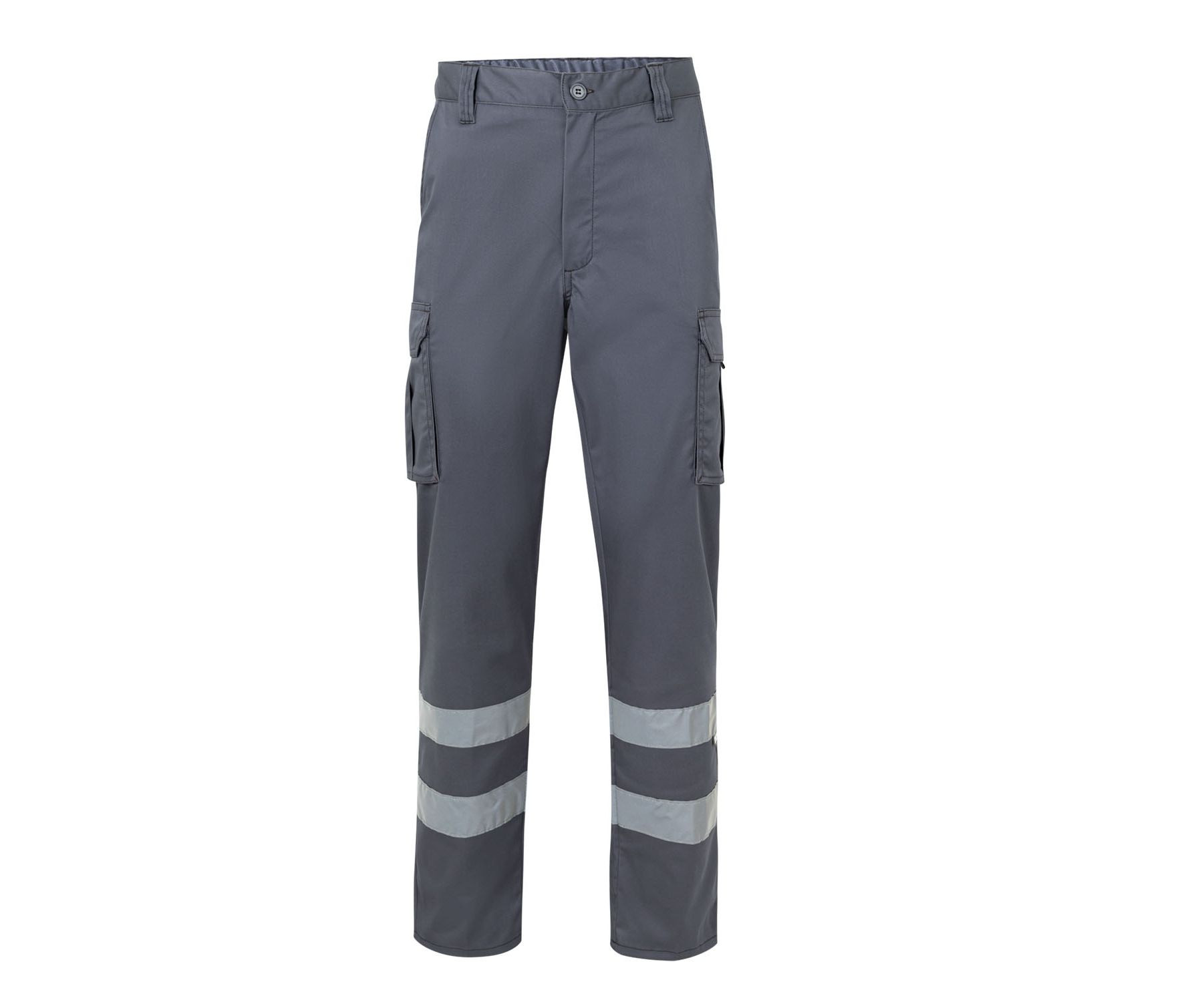 PANTALON STRETCH MULTIPOCHES À BANDES RÉFLÉCHISSANTES