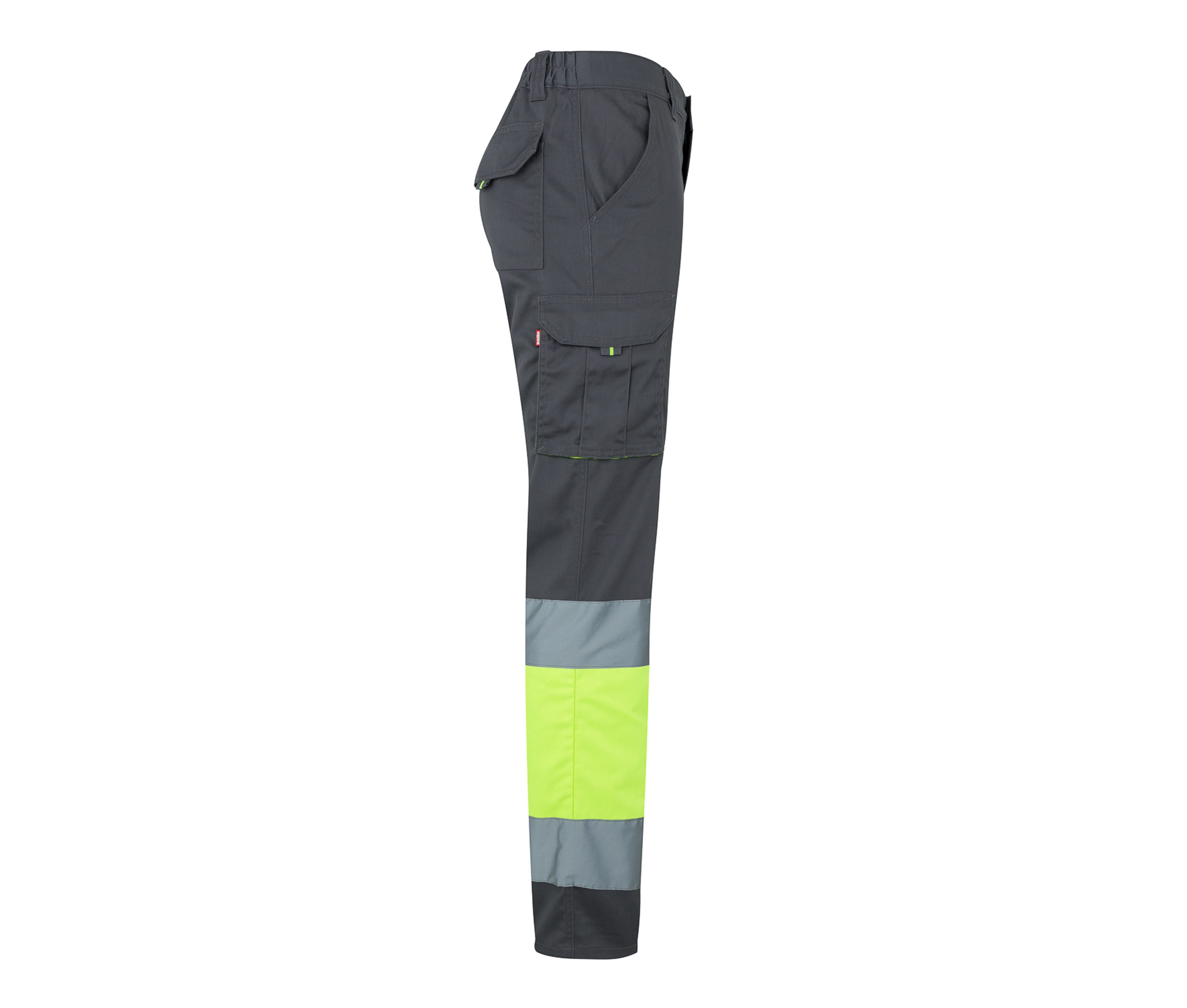 PANTALON STRETCH BICOLORE MULTIPOCHES