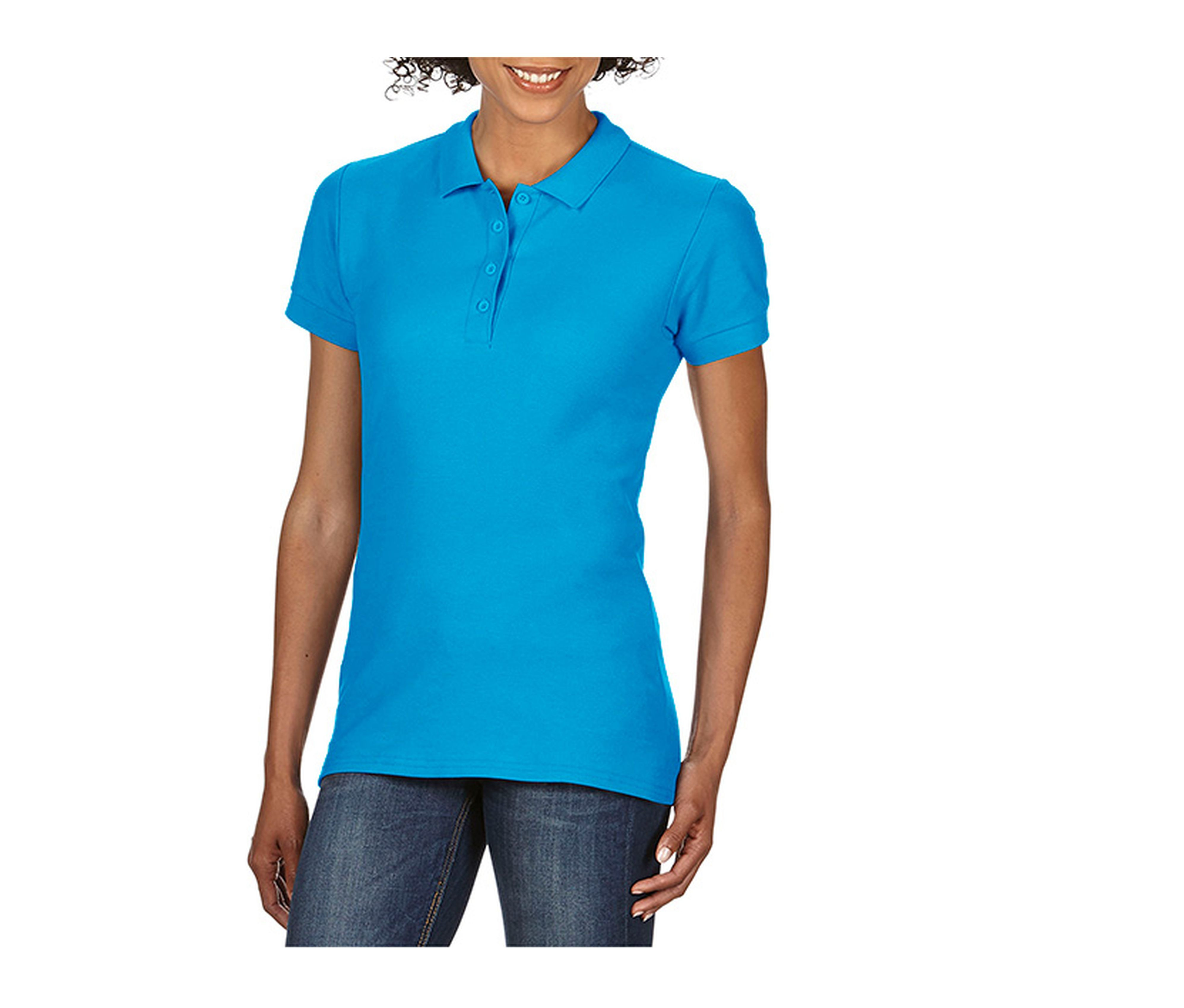 SOFTSTYLE WOMEN'S PIQUÉ POLO