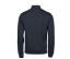 RIBBED INTERLOCK HALF ZIP