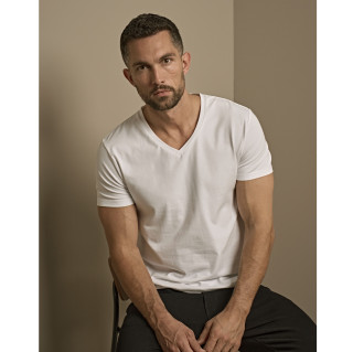 STRETCH V-NECK TEE