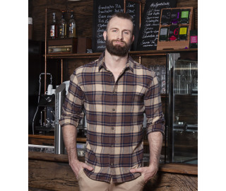 MEN'S CHECKED SHIRT URBAN-TREND