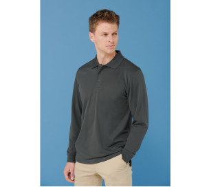 UNISEX COOLPLUS® LONG SLEEVED POLO SHIRT