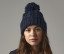 CABLE KNIT MELANGE BEANIE
