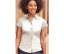 LADIES' SHORT SLEEVE FITTED STRETCH SHIRT
