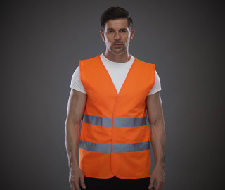 HI-VIS TWO BANDS WAISTCOAT
