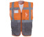 HI-VIS TOP COOL RECYCLED OPEN MESH EXECUTIVE WAISTCOAT