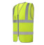 HI-VIS ZIP ID REFLECTIVE BORDER WAISTCOAT