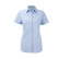 LADIES' SHORT SLEEVE TAILORED HERRINGBONE SHIRT